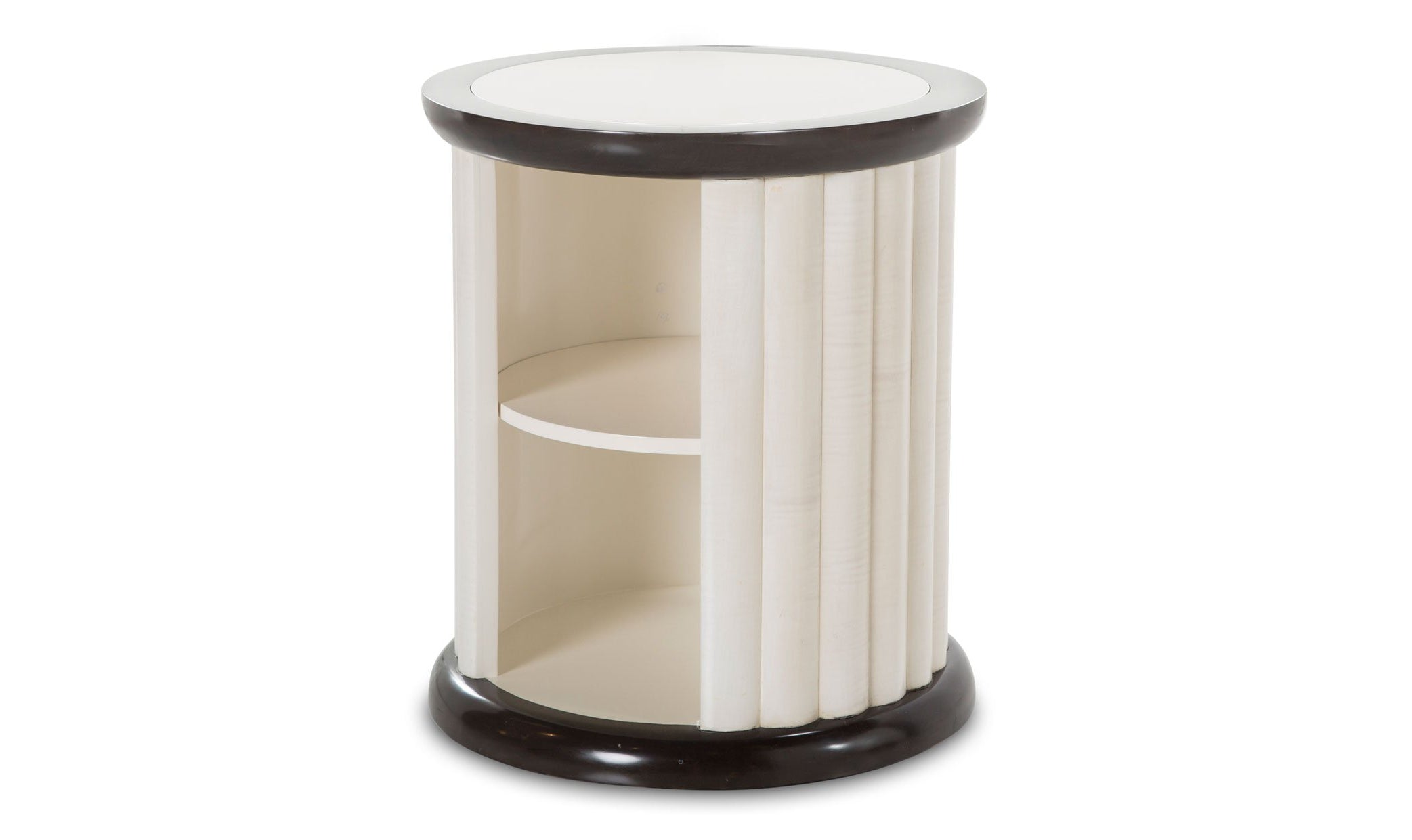 Paris Chic Round End Table-End Tables-Leahyco