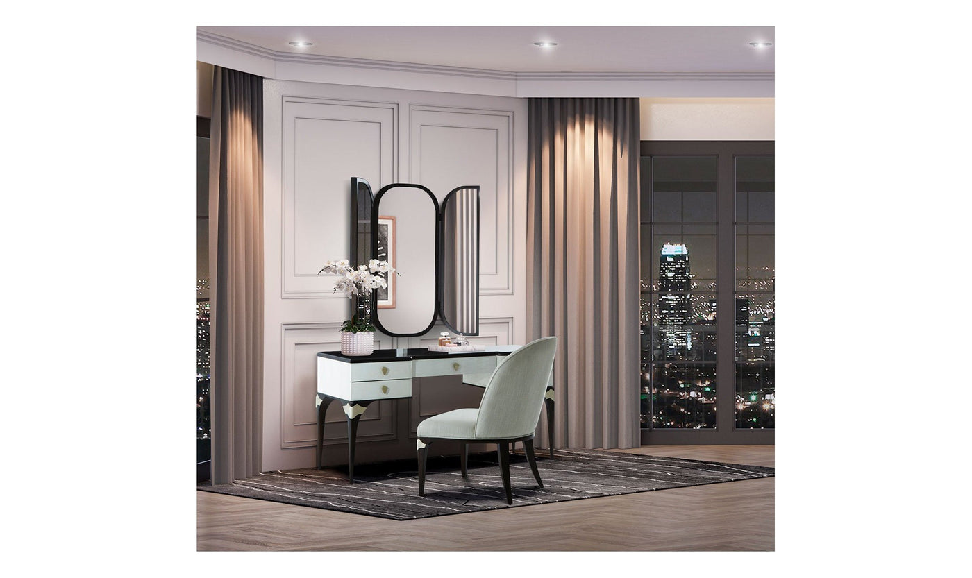 Paris Chic Vanity Desk-Desks-Leahyco