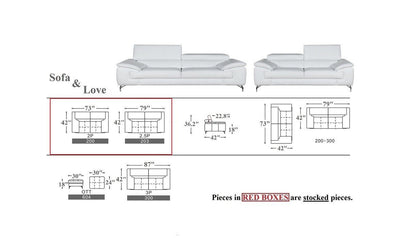 Pekin Italian Leather Sofa-Sofas-Leahyco