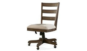 Perspectives Wood Back Uph Desk Chair-Desk Chairs-Leahyco