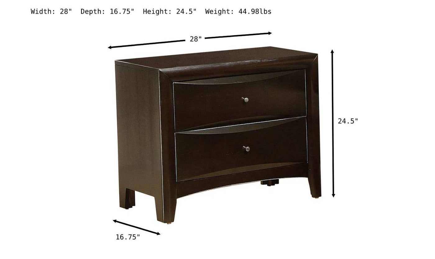 Phoenix Nightstand-Nightstands-Leahyco