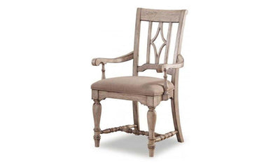 Plymouth Upholstered Arm Dining Chair-Dining Arm Chairs-Leahyco