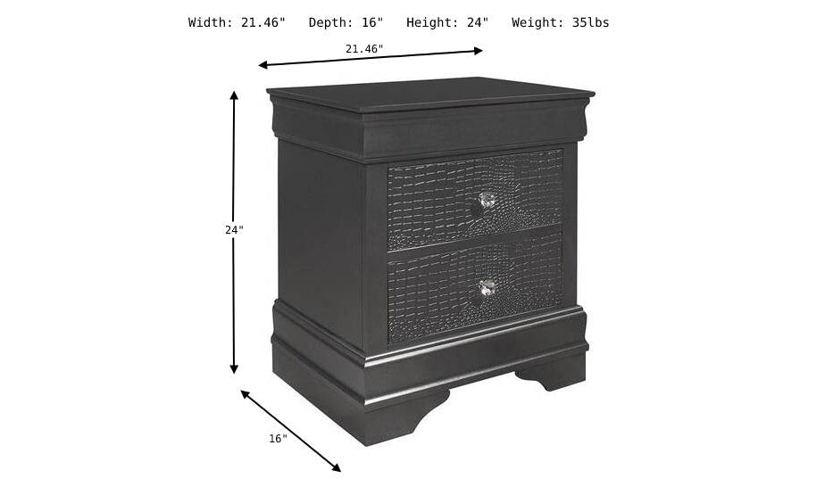 Pompei Nightstand-Nightstands-Leahyco