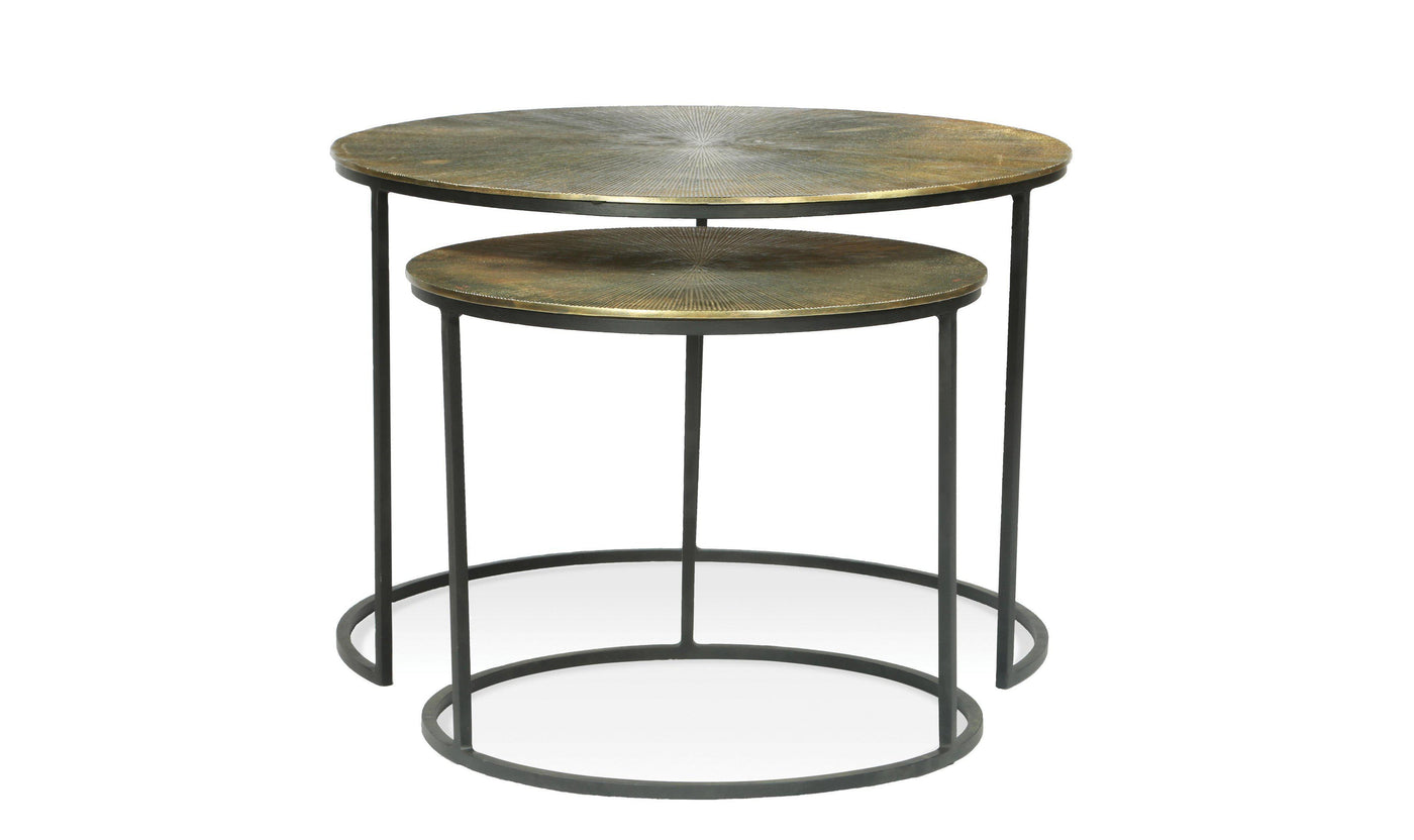 Portia 2pc Nesting Cocktail Tbls-Coffee Tables-Leahyco