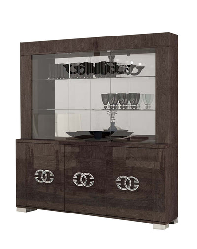 Prestige China Cabinet with Mirrors-China Cabinets-Leahyco