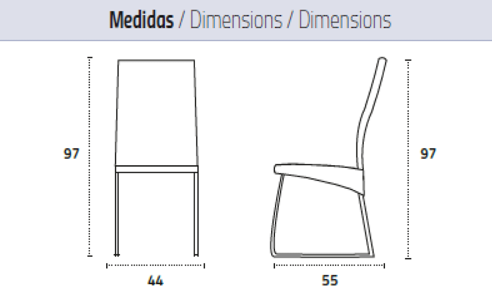 Quatro Chair-Dining Side Chairs-Leahyco