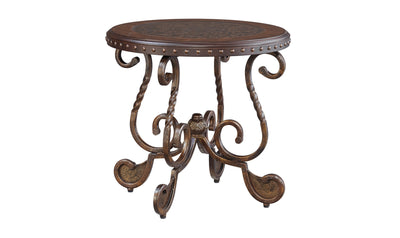 Rafferty Round End Table-End Tables-Leahyco