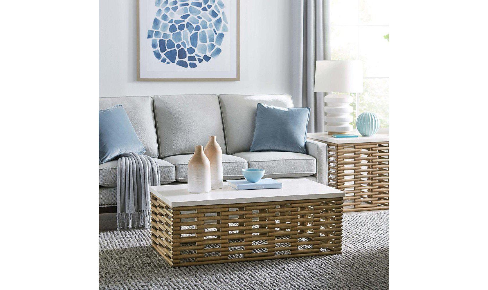 RATTAN COFFEE TABLE-Coffee Tables-Leahyco