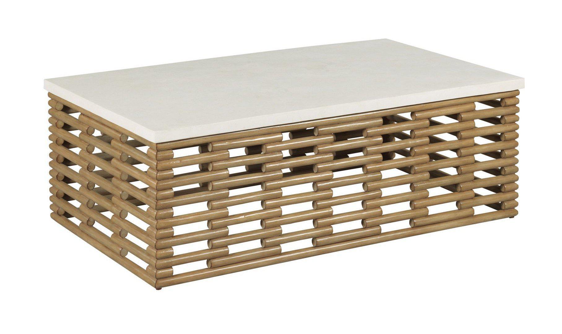 RATTAN COFFEE TABLE-Coffee Tables-Leahyco