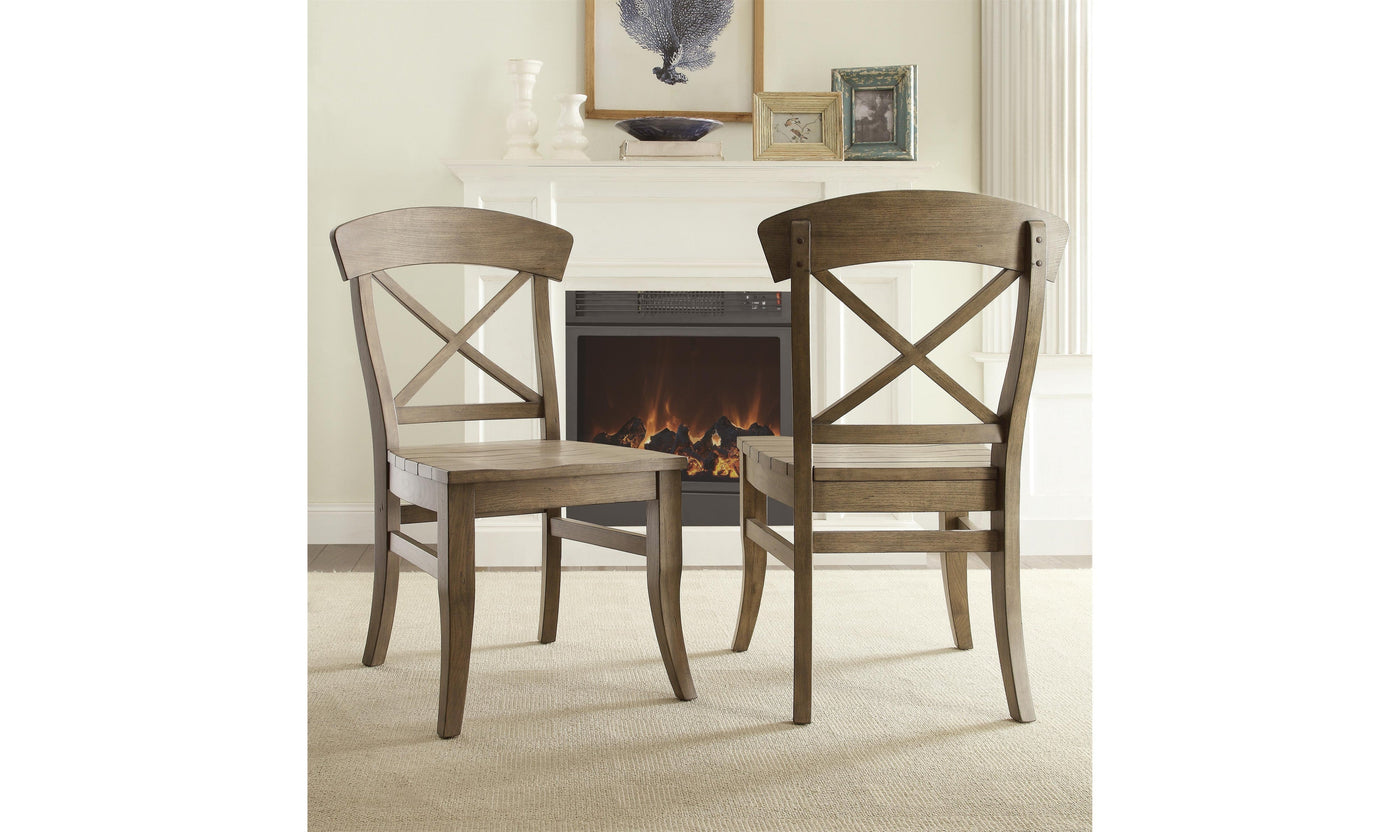 Regan X-back Dining Chair 2in-Dining Side Chairs-Leahyco