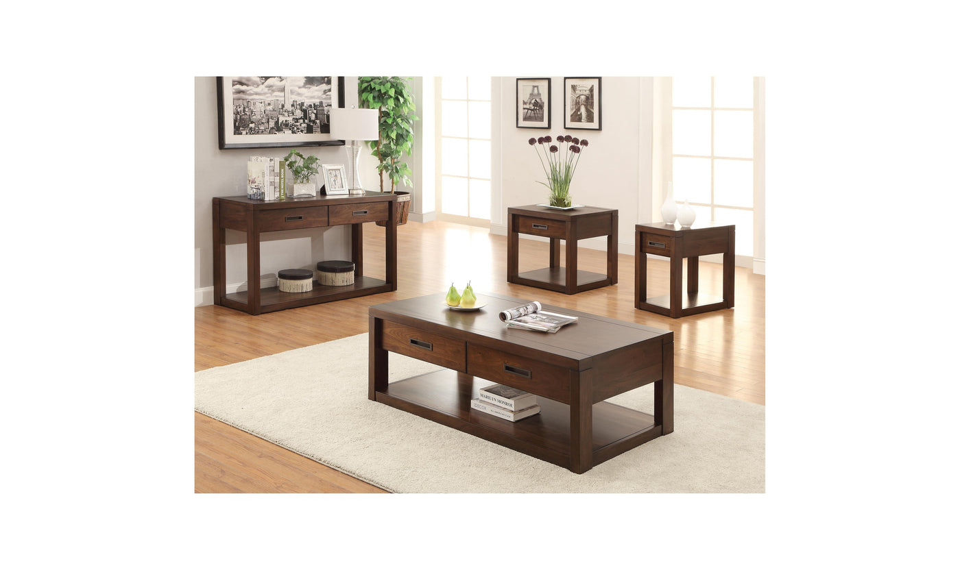 Riata Chairside Table-End Tables-Leahyco