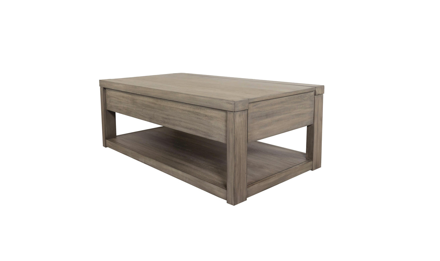 Riata Gray Cocktail Table-Coffee Tables-Leahyco