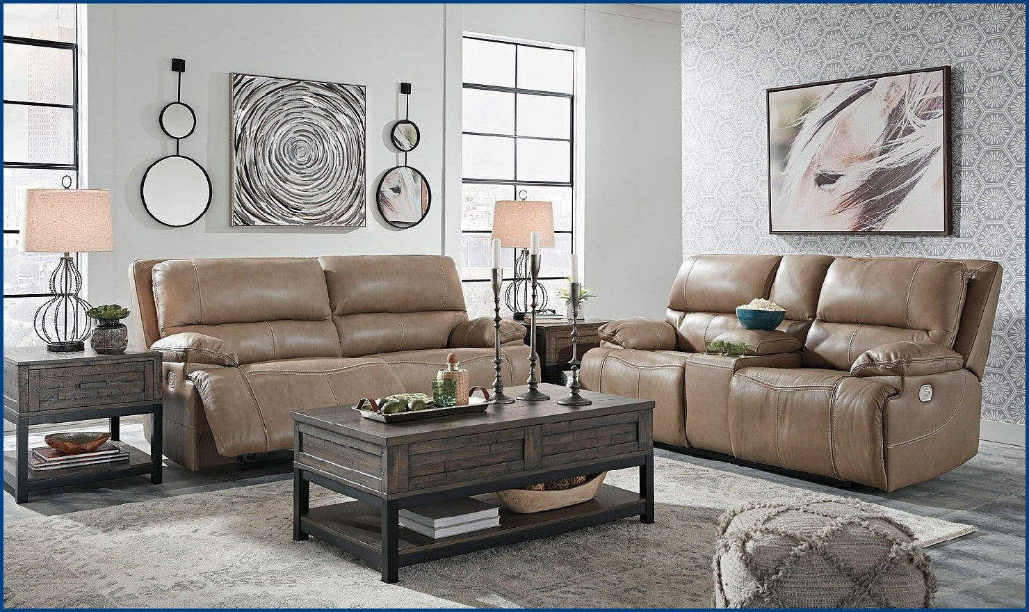 Ricmen Living Room Set-Living Room Sets-Leahyco