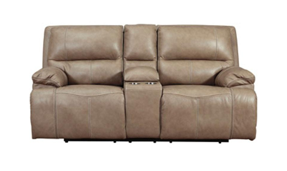 Ricmen Power Reclining Loveseat with Console-Loveseats-Leahyco