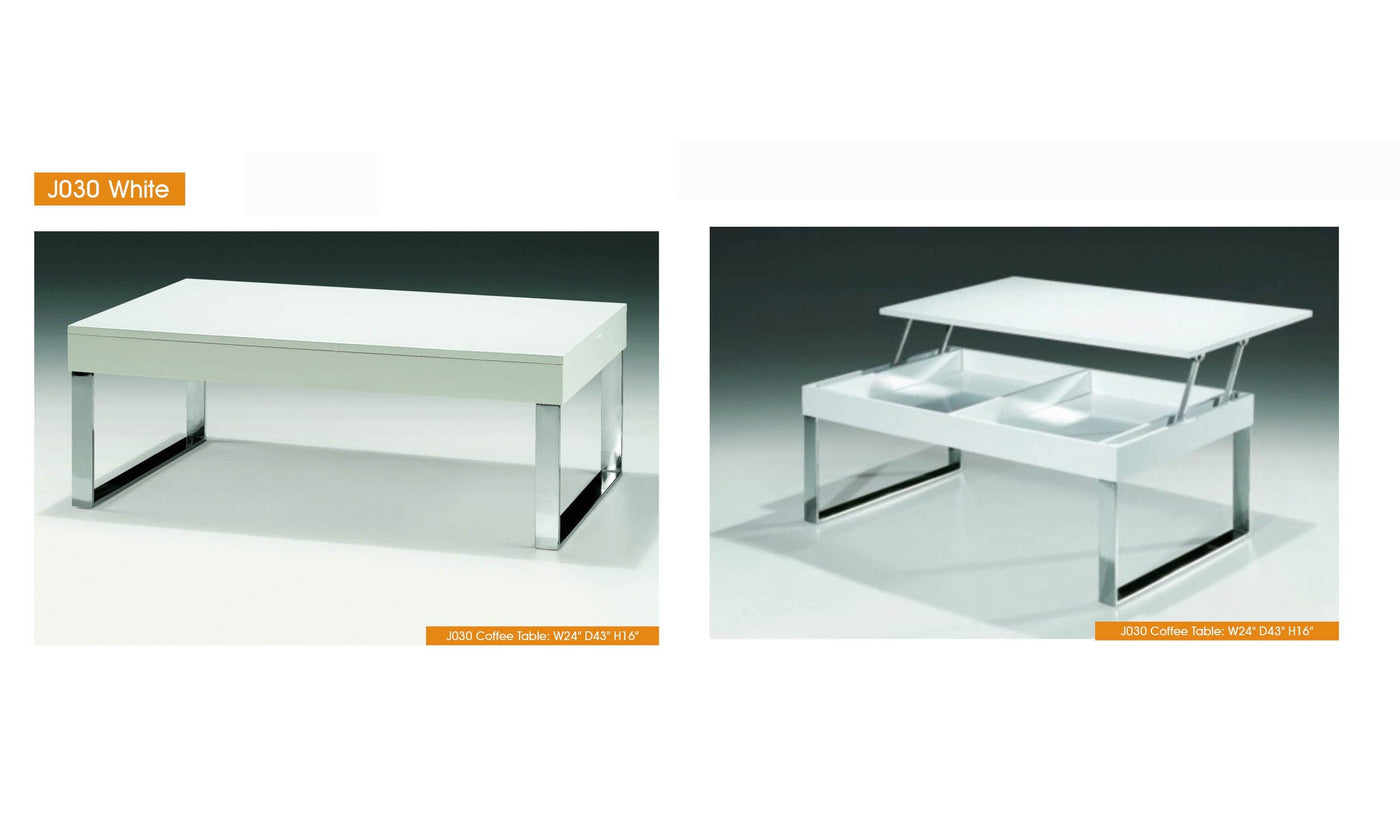 Rocket Coffee Table - WHITE-Coffee Tables-Leahyco