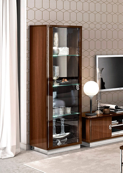 Roma 1-Door China Cabinet-China Cabinets-Leahyco