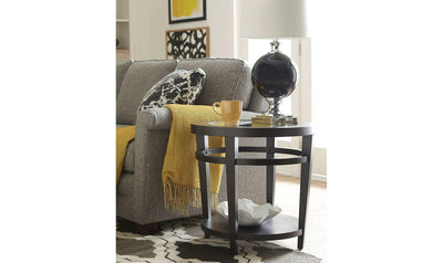 ROUND END TABLE-End Tables-Leahyco