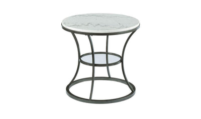 Round End Table-End Tables-Leahyco