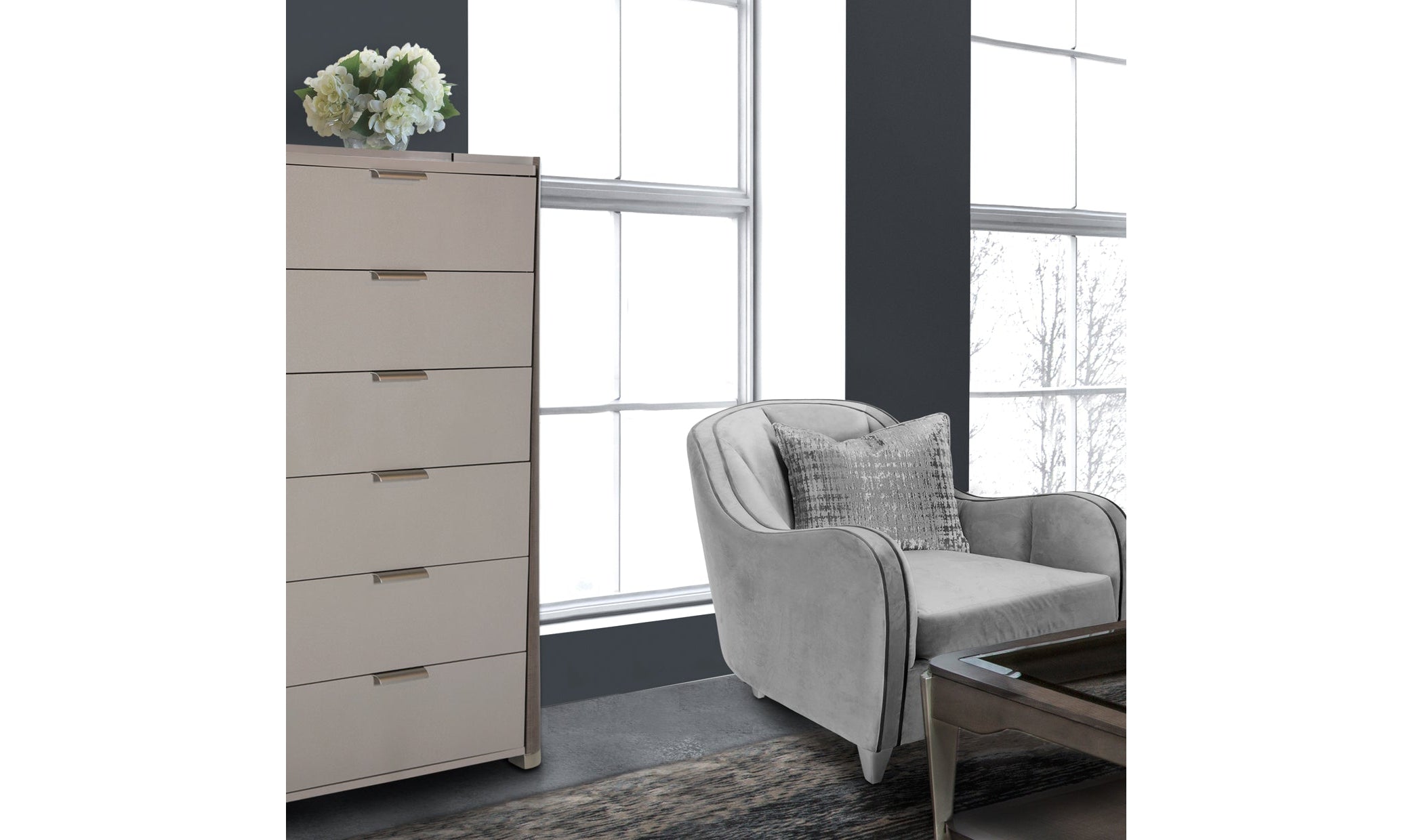 Roxbury Park - 6 Drawer Vertical Storage Cabinets-Chest of Drawers-Storage Chests-Leahyco