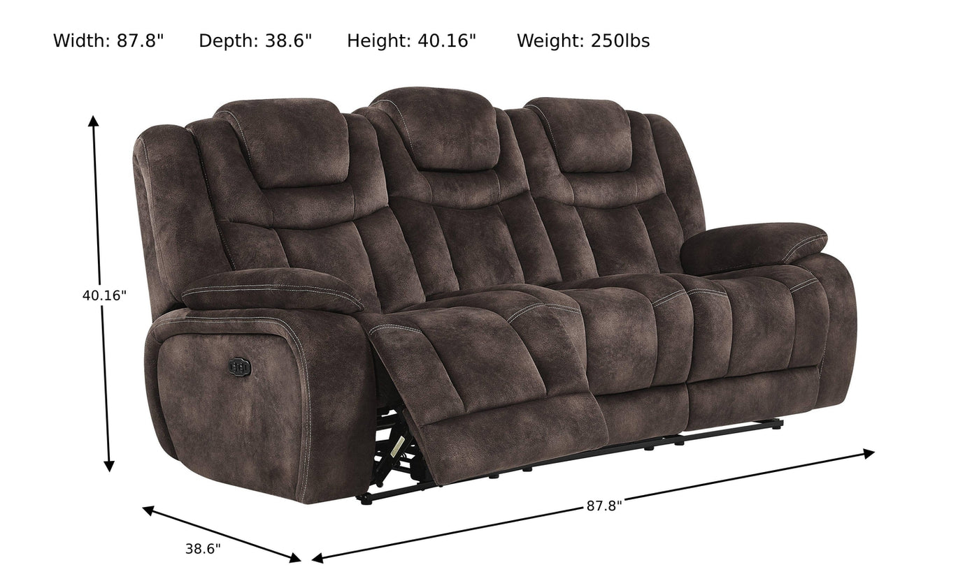 Sam Power Reclining Sofa-Sofas-Leahyco