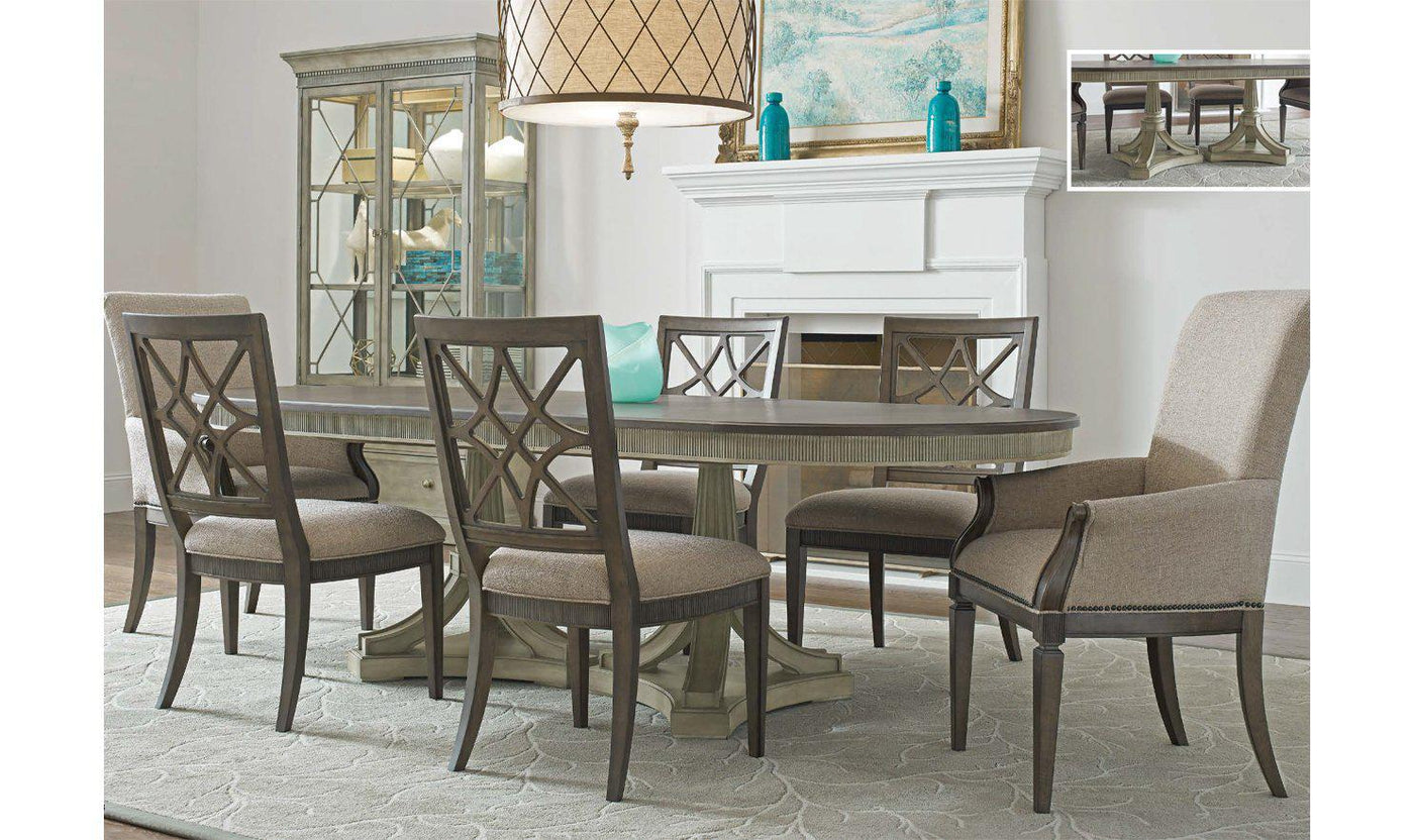 SAVONA FRIEDRICK DINING TABLE COMPLETE-Dining Tables-Leahyco