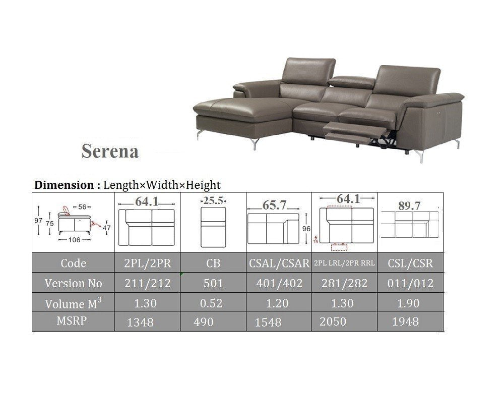 Serena Sectional Sofa-Sectional Sofas-Leahyco