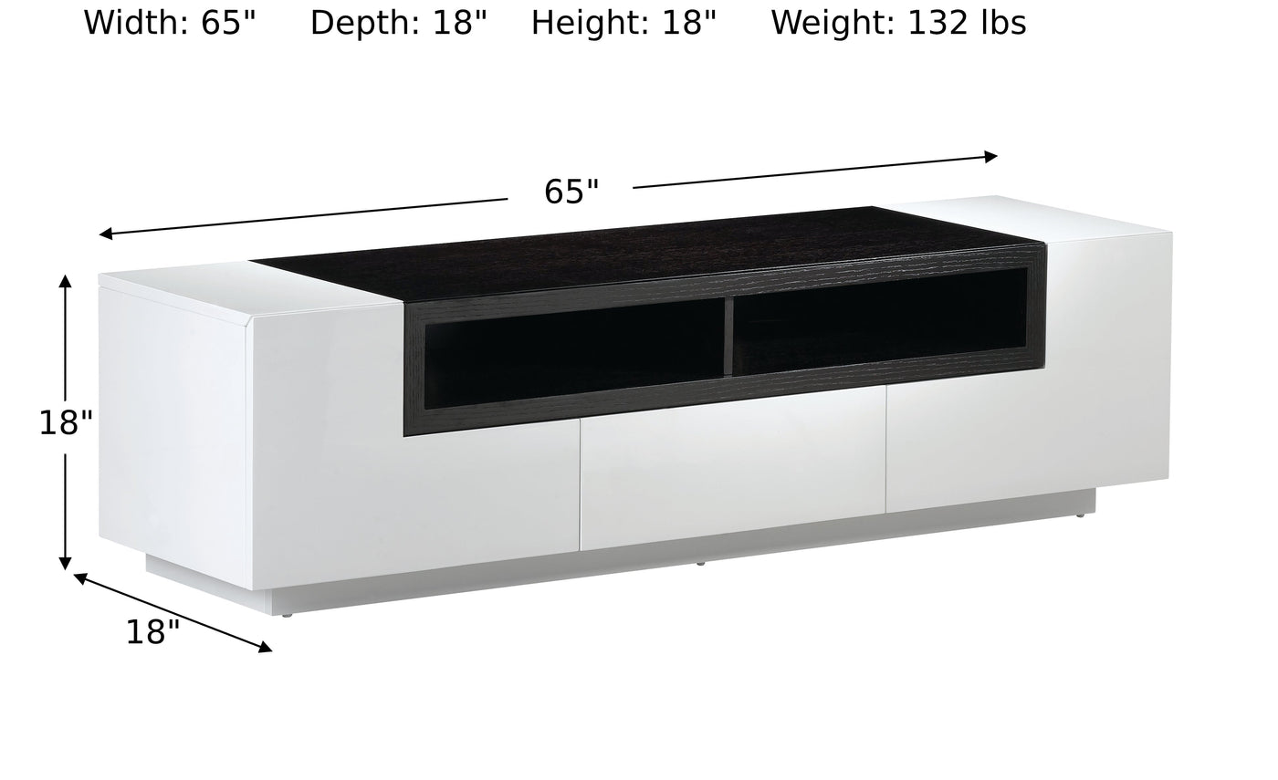 Serpentine TV Stand-Entertainment Centers & Tv Stands-Leahyco