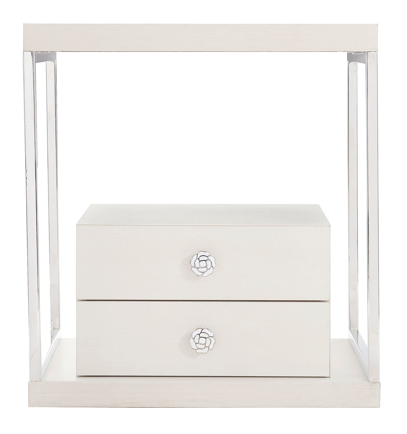 Silhouette 2-Drawers Side Table-End Tables-Leahyco