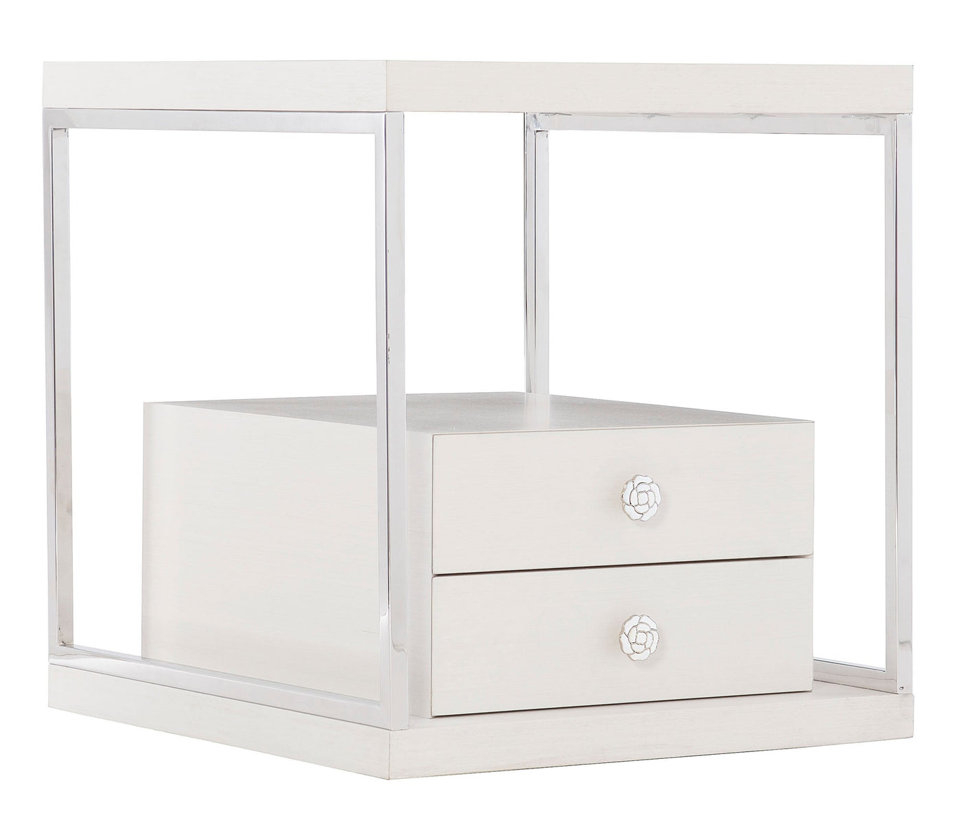 Silhouette 2-Drawers Side Table-End Tables-Leahyco