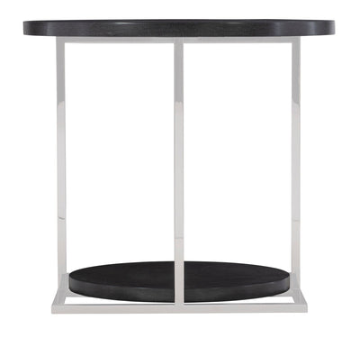 Silhouette Black Side Table-End Tables-Leahyco