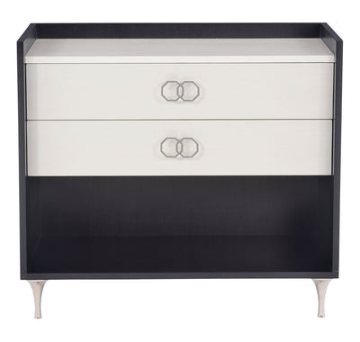 Silhouette Dual-Tone Nightstand-Nightstands-Leahyco