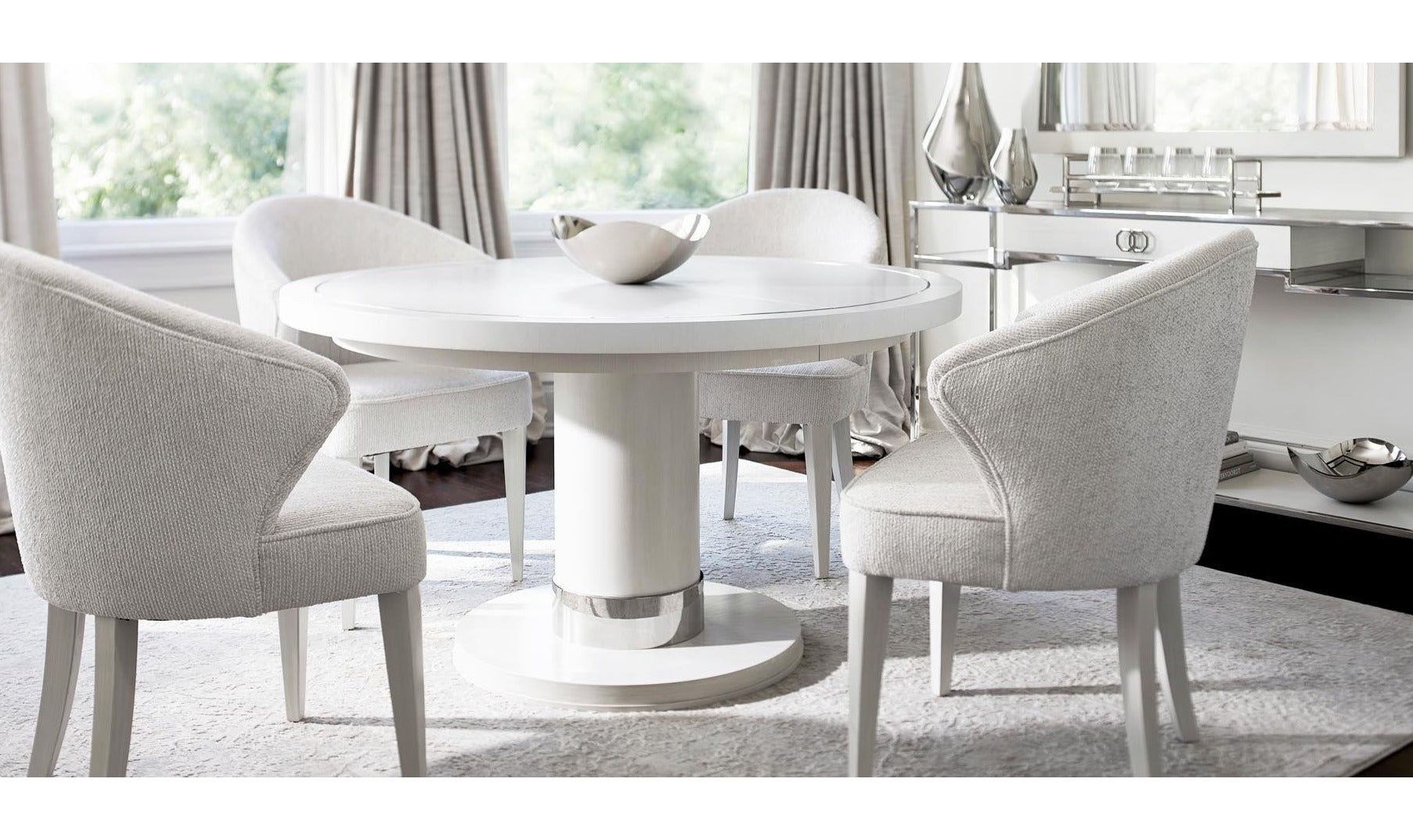 Silhouette Round Dining Table-Dining Tables-Leahyco