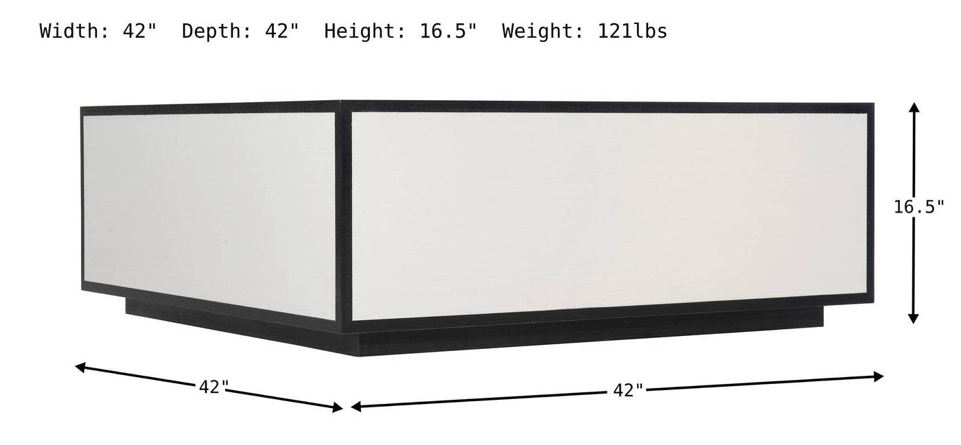 Silhouette Square Cocktail Table-Coffee Tables-Leahyco