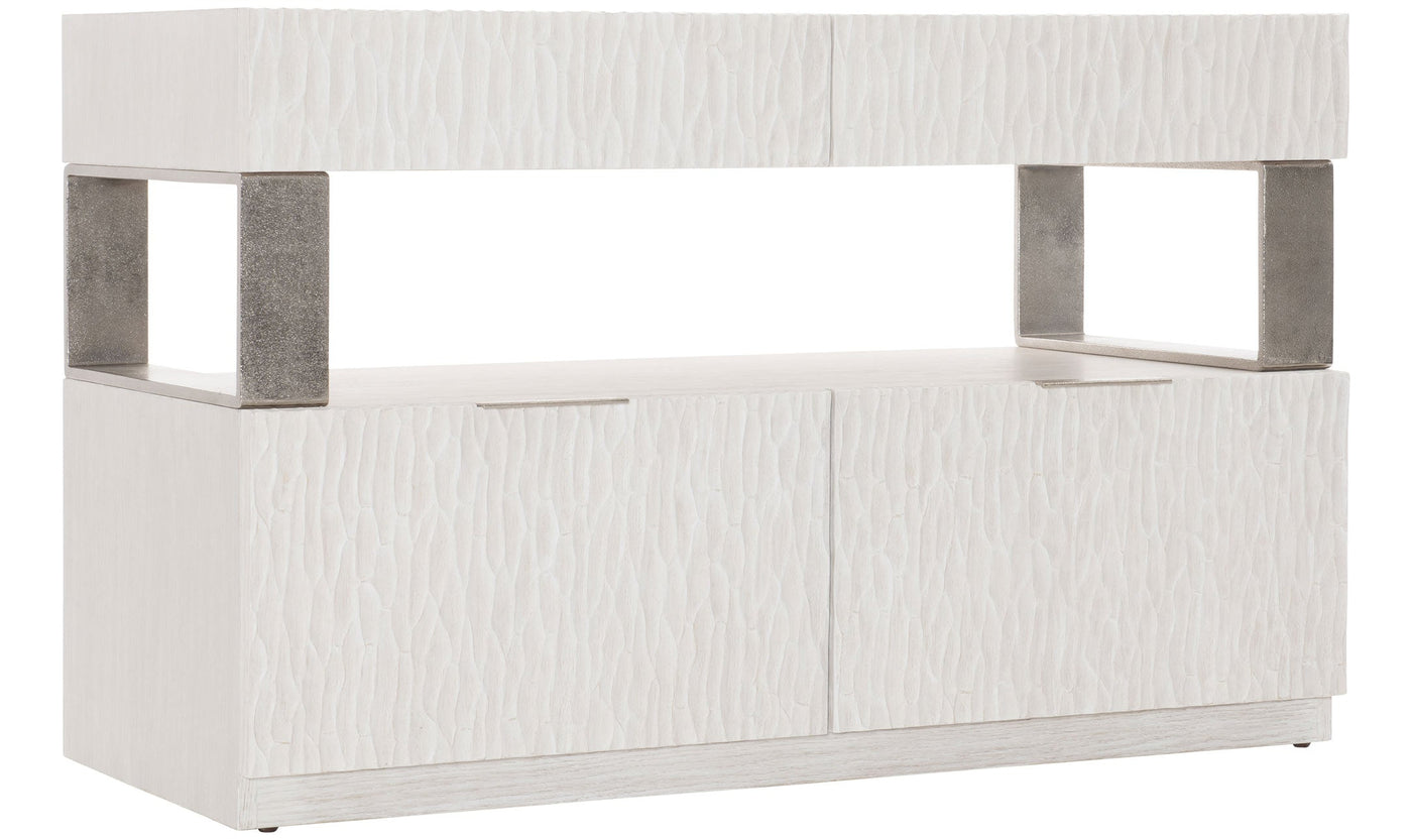 Solaria 4-Drawers File Credenza-Credenzas-Leahyco