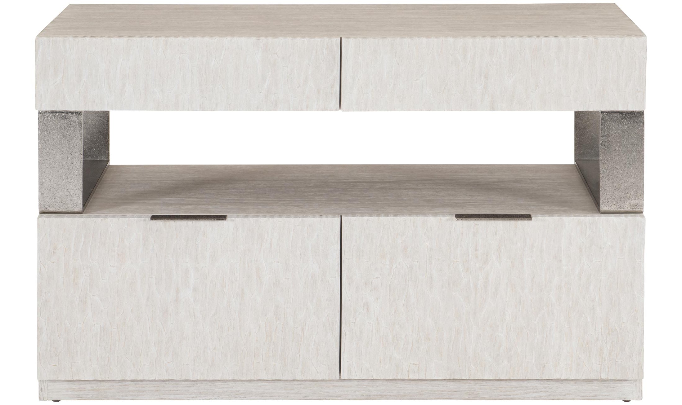 Solaria 4-Drawers File Credenza-Credenzas-Leahyco