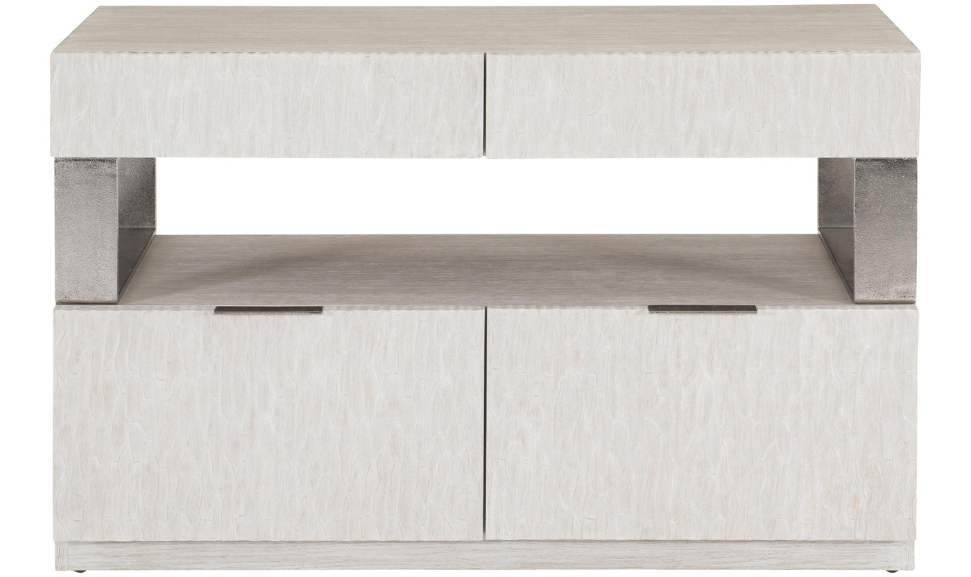 Solaria 4-Drawers File Credenza-Credenzas-Leahyco