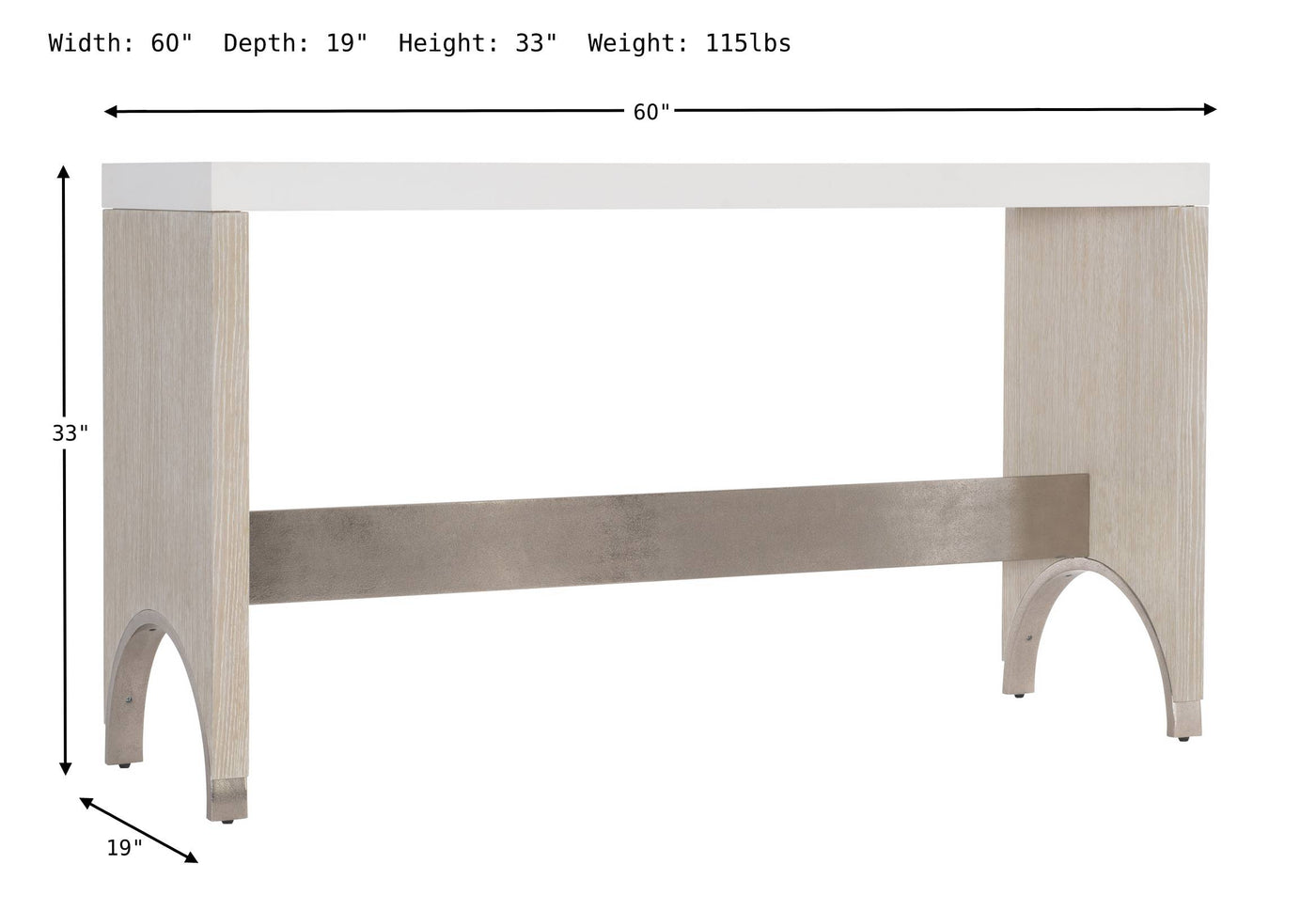 Solaria1 Console Table-Consoles-Leahyco