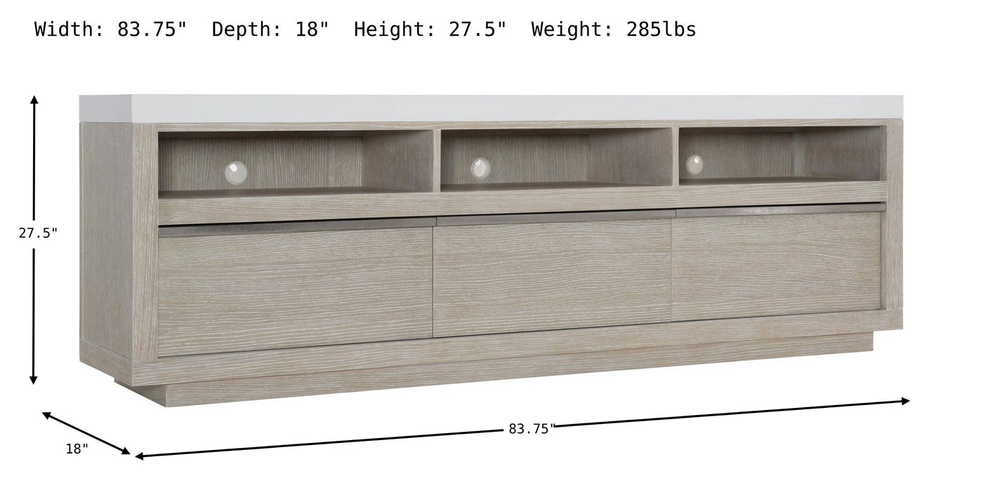 Solaria2 Entertainment Credenza-Credenzas-Leahyco