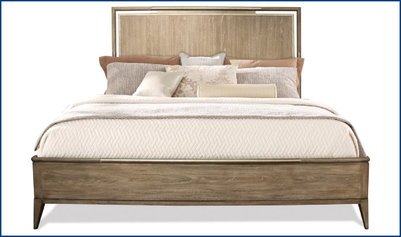 Sophie Natural King Panel Bed-Beds-Leahyco