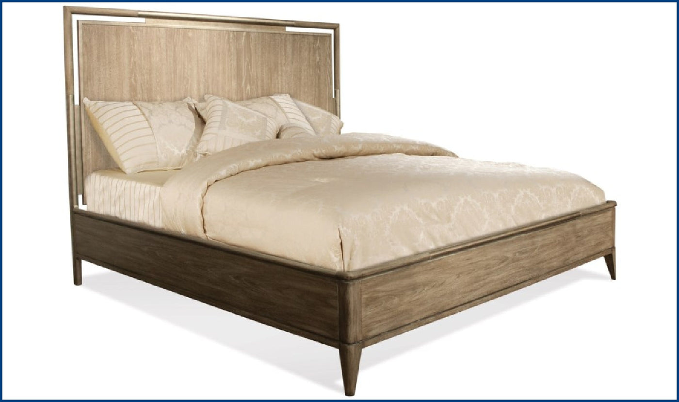 Sophie Natural King Panel Bed-Beds-Leahyco