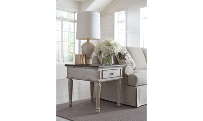 SOUTHBURY DRAWER END TABLE-End Tables-Leahyco