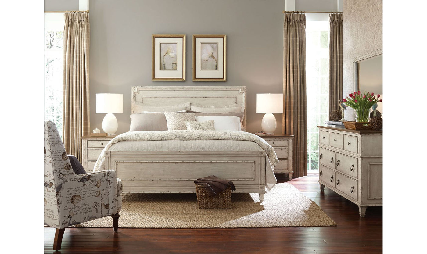 SOUTHBURY PANEL BED-Beds-Leahyco