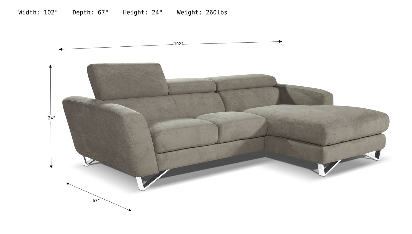 Sparta Sectional Sofa-Sectional Sofas-Leahyco