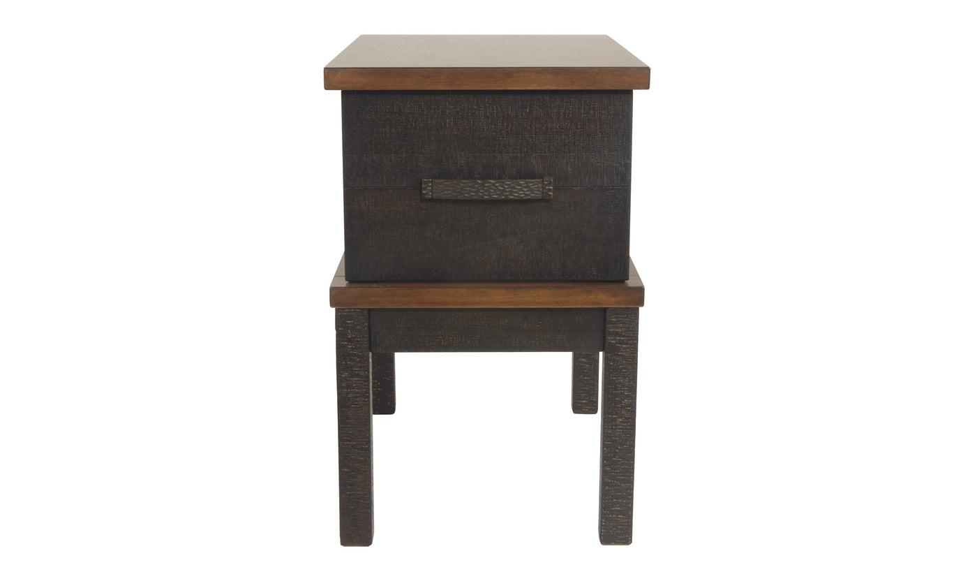 Stanah Rectangular End Table-End Tables-Leahyco