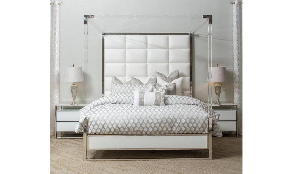 State Street - Queen Upholstered Panel Bed-Beds-Leahyco