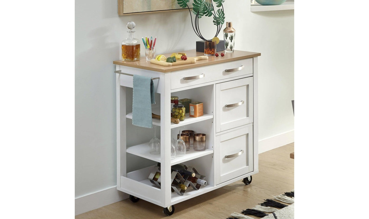 Storage Plus Kitchen Cart 1 by homestyles-Cabinets-Leahyco