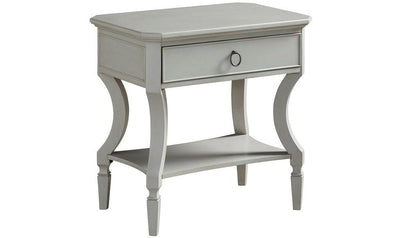 SUMMER HILL DRAW NIGHT TABLE - GREY-Nightstands-Leahyco