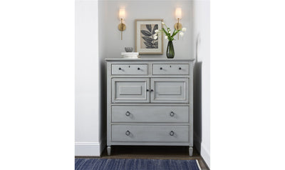 Summer Hill Dressing Chest - GREY-Storage Chests-Leahyco