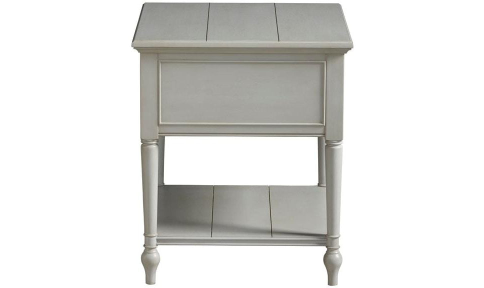 SUMMER HILL NIGHT TABLE - GREY-Nightstands-Leahyco