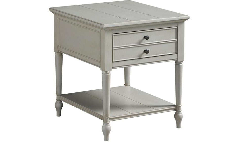 SUMMER HILL NIGHT TABLE - GREY-Nightstands-Leahyco